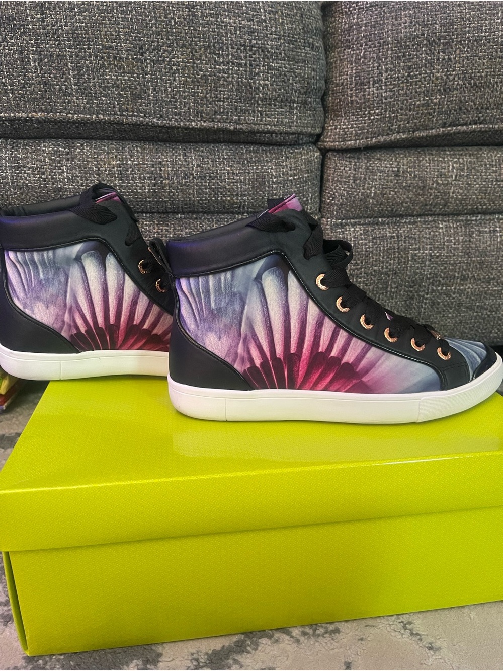 Ted Baker Black Sneakers - Picture 2 of 3